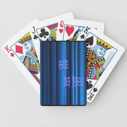 GIVE POKER CARDS