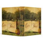 Give Thanks 3 Ring Binder