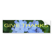 Give Thanks bumper stickers
