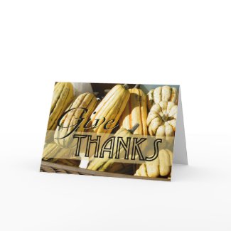Give Thanks Card card