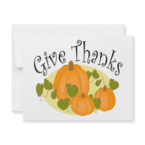 Give Thanks Greeting Card invitations by imagefactory Give Thanks Greeting Card invitations