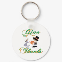 Give Thanks keychains