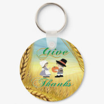 Give Thanks keychains