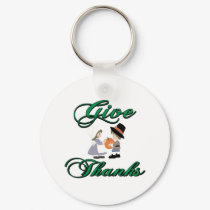 Give Thanks keychains