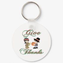Give Thanks keychains