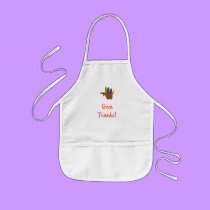 Give Thanks! - kid's apron by Horseshoes3 Give Thanks! - kid's apron