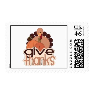 Give Thanks Postage Stamps
