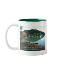 Give Thanks to The Lord - Psalm 136:1 mugs