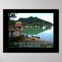 Give Thanks to The Lord - Psalm 136:1 posters