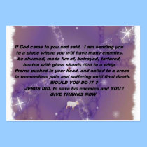 Give Thanks Witness Card profile cards by deesbasenjis Give Thanks Witness Card profile cards