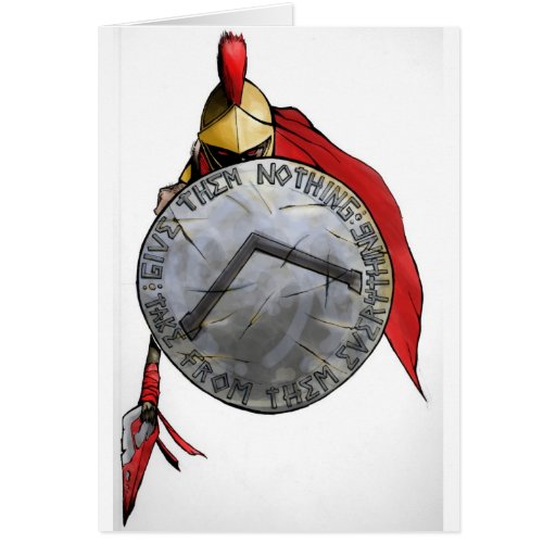 Give them nothing take from them everything card zazzle