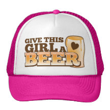 GIVE THIS GIRL A BEER design from The Beer Shop Mesh Hats