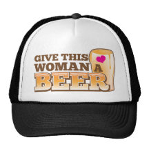 Give this WOMAN a beer! Mesh Hats