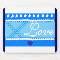 GIVE WITH LOVE ! mousepads