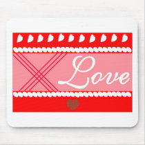 GIVE WITH LOVE ! mousepads