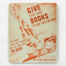 Give Your Good Books mousepad mousepads