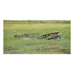 Given up photo greeting card