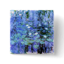 giverny lily pond by the master Monet Button