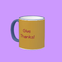 GiveThanks! - mug by Horseshoes3 GiveThanks! - mug