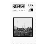 Giving Aid Christian Commission in VA 1862 Stamps