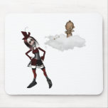 giving cupid attitude punk anti vday mousepad