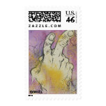Giving Death the Finger postage