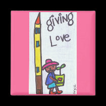 GiVING LovE MAgNET by Kianmaartgallery GiVING LovE MAgNET