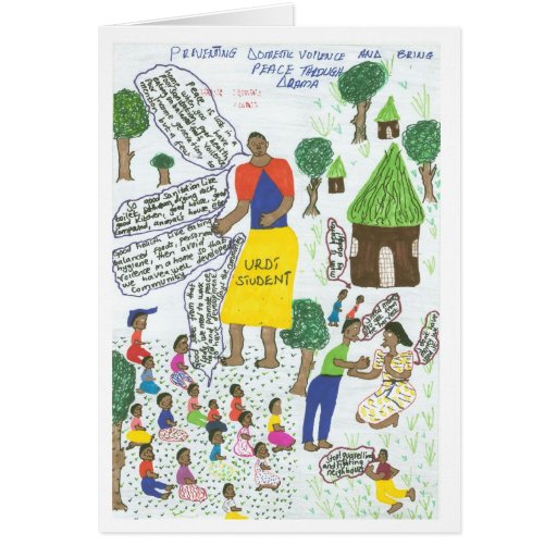 Giving Plays About Domestic Violence Greeting Card Zazzle