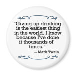 Giving up drinking refrigerator magnets