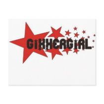 Gixxer Girl Star Clothing postcards