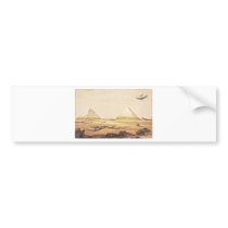 Giza Spaceship Bumper Stickers