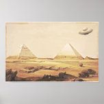 Giza Spaceship Poster
