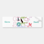 Gizmo & Ebony Cotton Bottom Tales Bumper Sticker