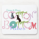 Gizmo & Ebony Cotton Bottom Tales Mouse Pad