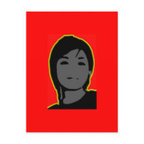 GJ ROBOT DESIGN CLOTHING postcards