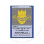 GK: Anti-virus Round Sticker