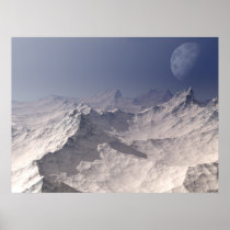 Glacial Landscape Poster
