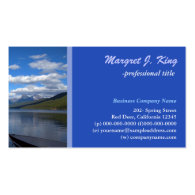 Glacial National Park  photography profile card Business Card