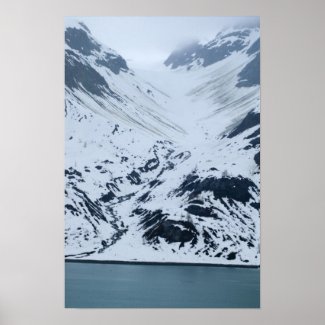 Glacier Carving Poster print