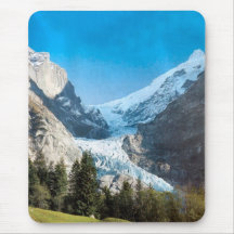 Glacier in summer mousepads