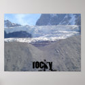 Glacier in The Rockey Mountains posters