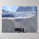 Glacier in The Rockey Mountains Print