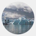 Glacier Lagoon #2 Round Stickers