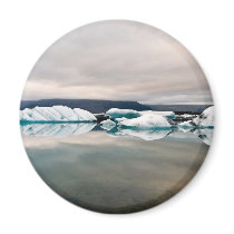 Glacier Lagoon August 2009 #1 magnets
