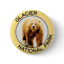 Glacier National Park Pinback Button