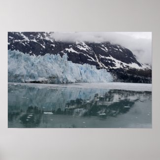 Glacier Reflections Poster print