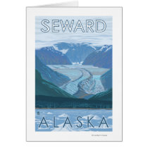 Glacier Scene - Seward, Alaska Card