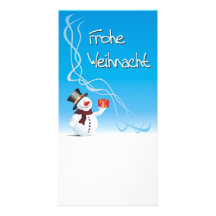 Glad Christmas… /Merry Christmas Custom Photo Card