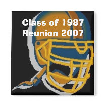 glad head, Class of 1987Reunion 2007 magnets