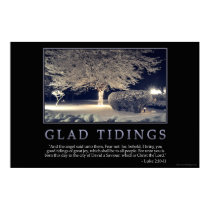 Glad Tidings Poster posters
